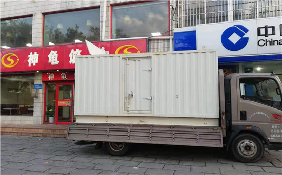 出租发电机施工案例